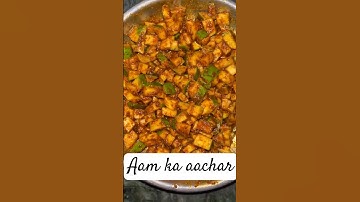 Raw mango pickle | Aam ka aachar recipe #achar #mango #pickle #shortsvideo #feedshorts #youtube