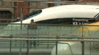 ICE der Deutschen Bahn erstmals in London
