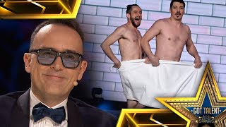 Se QUITAN TODA la ROPA para actuar para el JURADO | Audiciones 03 | Got Talent: All-Stars 2023