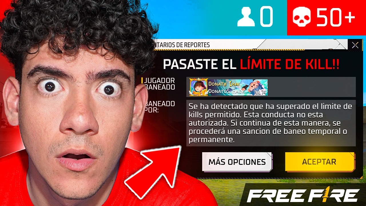ME PUEDEN BANEAR LA CUENTA SI SIGO JUGANDO FREE FIRE DE ESTA MANERA !! - TheDonato