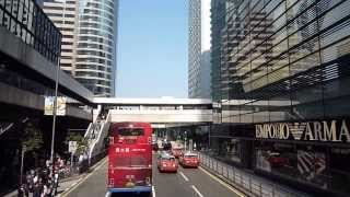 Hong kong bus no.15c from garden road peak tram station to central
(star ferry)