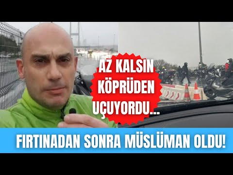 İstanbul'daki şiddetli fırtına