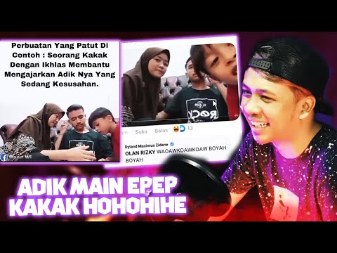 Bikin Ngakak Hohohihe Di depan Adik Main epep - Viral tiktok 2021 Wik Wik