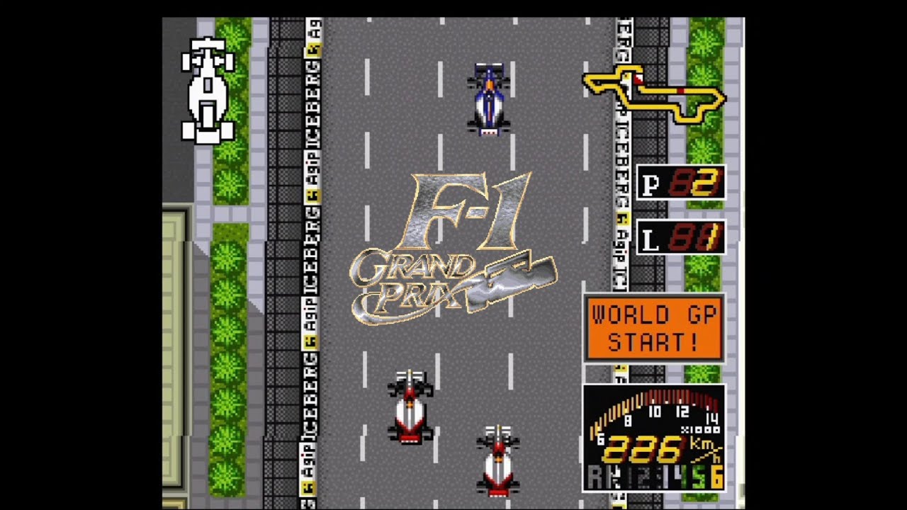 F-1 Grand Prix - SNES Gameplay