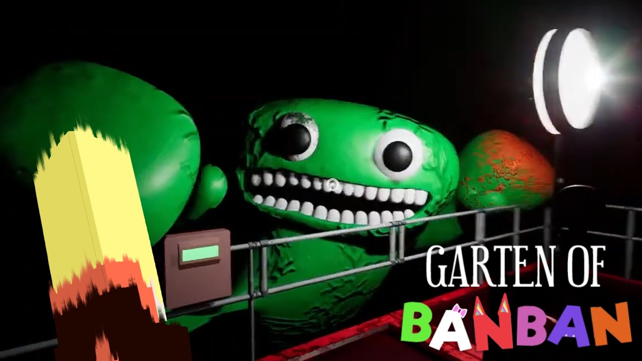 幼稚園でよくわかんないやつらに襲われ絶叫しまくるカニ【Garten of Banban】