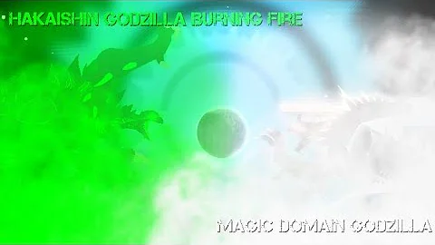 (What if Battle) Hakaishin Godzilla Burning Fire Vs Magic Domain Godzilla | Animation | MonsterVerse