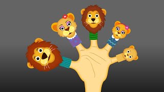 The Finger Family Lion Family Nursery Rhyme | Lion Finger Family Songs