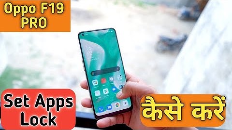 How To Set App Lock in Oppo F19 PRO, Apps Lock in Oppo Mobile,