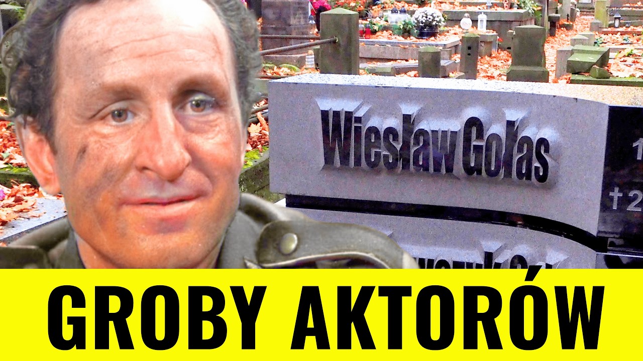 CZTEREJ PANCERNI I PIES. TAK DZIŚ WYGLĄDAJĄ GROBY AKTORÓW