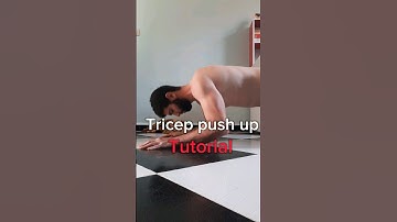 Triceps push up tutorial ✅#fitness#calisthenics  #viral #pushups