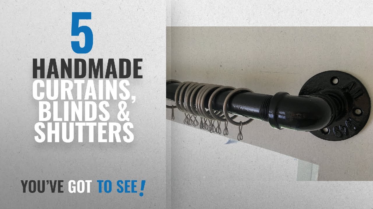 Top 10 Handmade Curtains, Blinds & Shutters [2018]: Curtain Rail/Pole ...