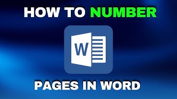 How To Number Pages In Word - Step By Step (2025)