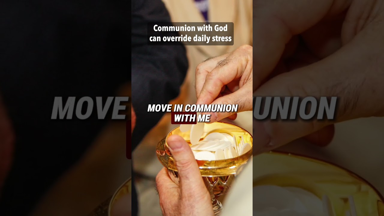 Walking in communion with God is the antidote to daily stress.