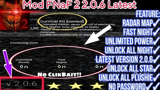 Download Mod FNaF 2 2 0 6 Latest Version 2024 NO PASSWORD GamePlay Review Mod fn
