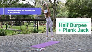 Half Burpee + Plank Jack - Bfit Plan