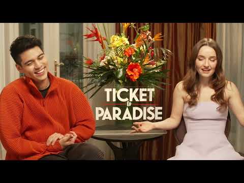 Kaitlyn Dever &amp; Maxime Bouttier (Ticket To Paradise) - &quot;I About Fell Out Of My Chair!&quot;