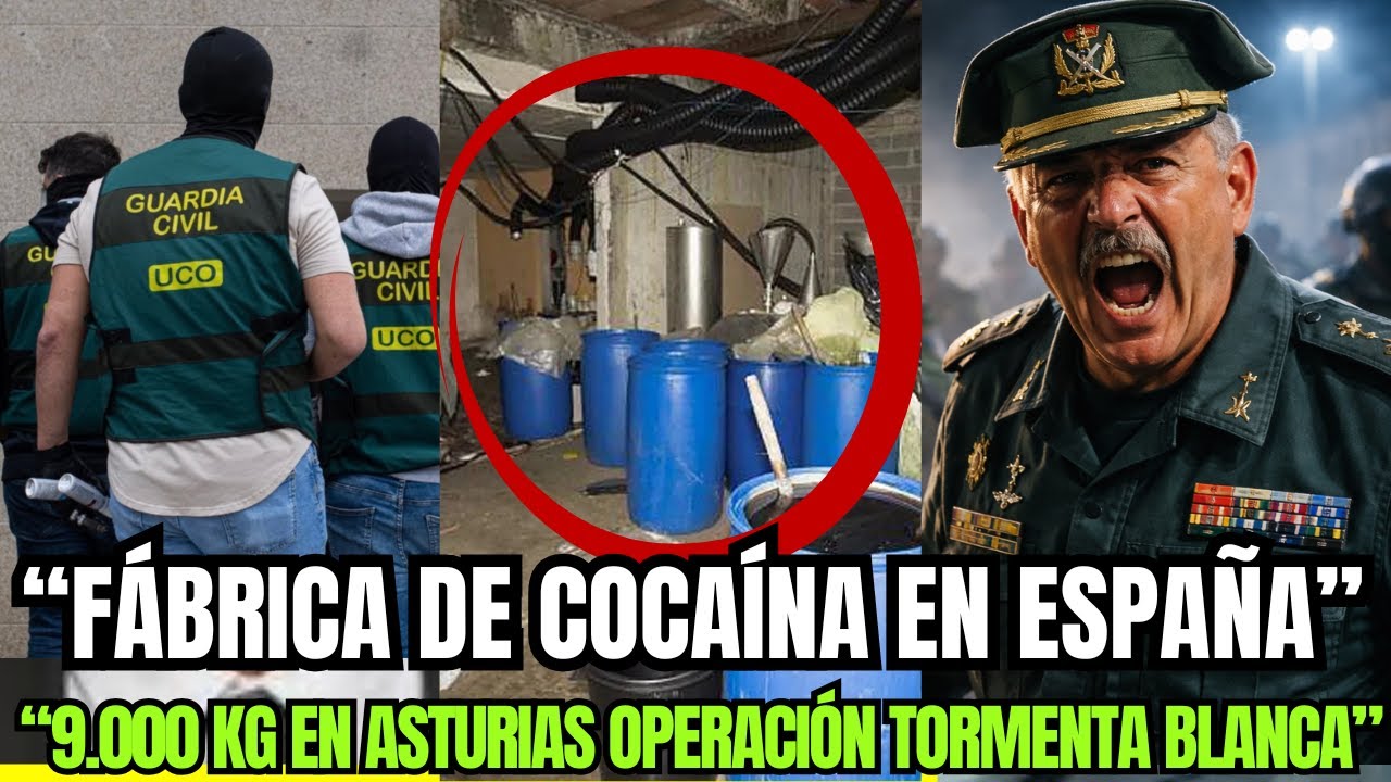 🚨 ASTURIAS AL DESCUBIERTO: LA MAYOR FÁBRICA DE COCAÍNA EN ESPAÑA | OPERACIÓN TORMENTA BLANCA 💥