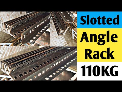 Slotted Rack Angle || Slotted Angle Manufacturer || Slotted Iron Rack || Metal Slotted Angle