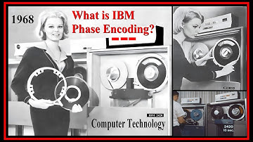 Do you know HOW a COMPUTER TAPE DRIVE REALLY Works?  1968 Phase Encoding IBM 2420 NOW  Technology