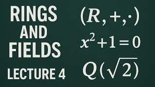 Rings and Fields|Lecture 4|Euclidean Algorithm of Polynomial Rings#ringtheory #abstractalgebra