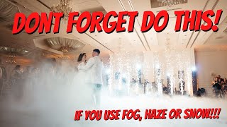 Tips for DJs - Clean and Maintain your FOGGERs, HAZERs, SNOW MACHINES and more!