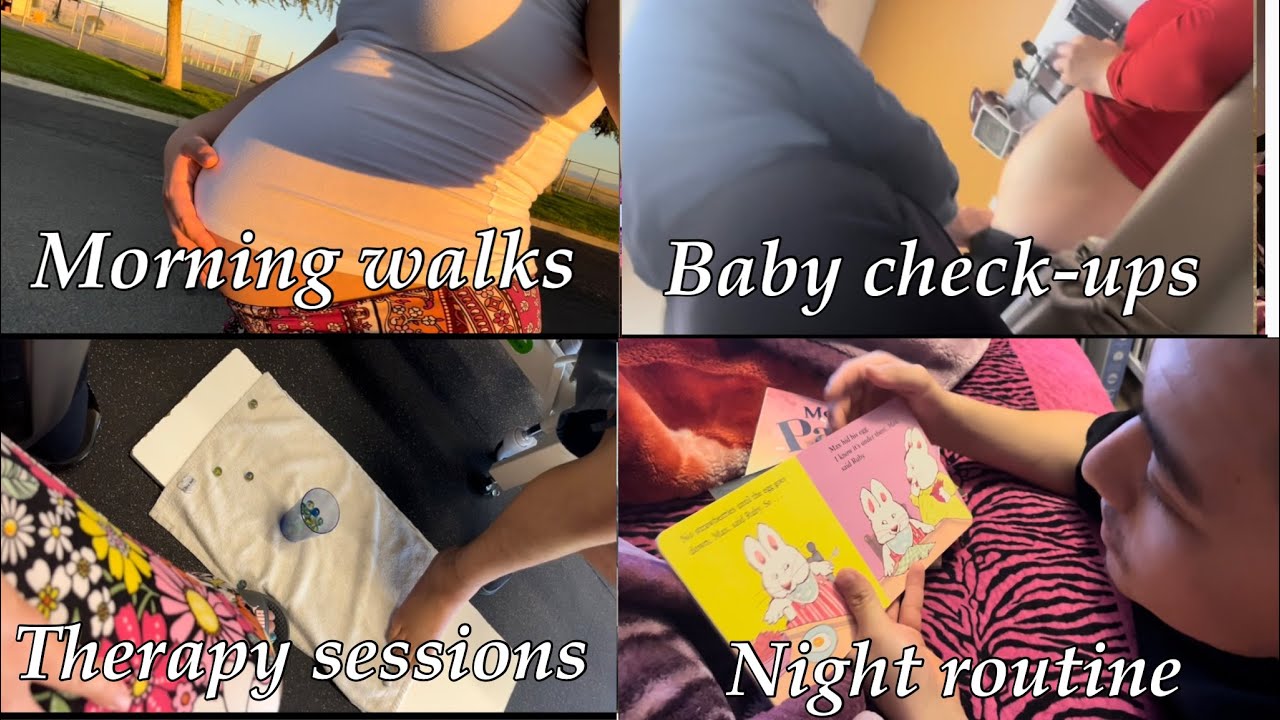 MORNING WALKS | THERAPY SESSIONS | OB/GYN CHECK-UP | NIGHT ROUTINE | 8 ...