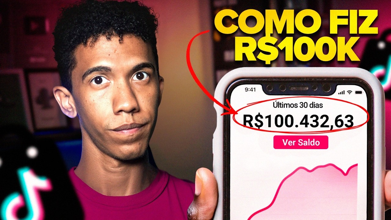 Como FIZ R$100MIL no TIKTOK SHOP BRASIL usando APENAS O CELULAR e SEM APARECER (PASSO A PASSO)