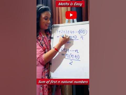 Sum of First n Natural Numbers | Sum of 1 to 100 Natural Numbers # ...