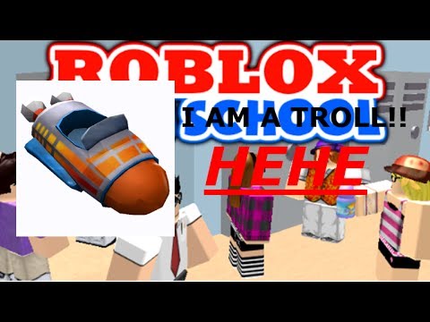 Personal Rocketship Trolling Roblox Highschool Roblox Youtube