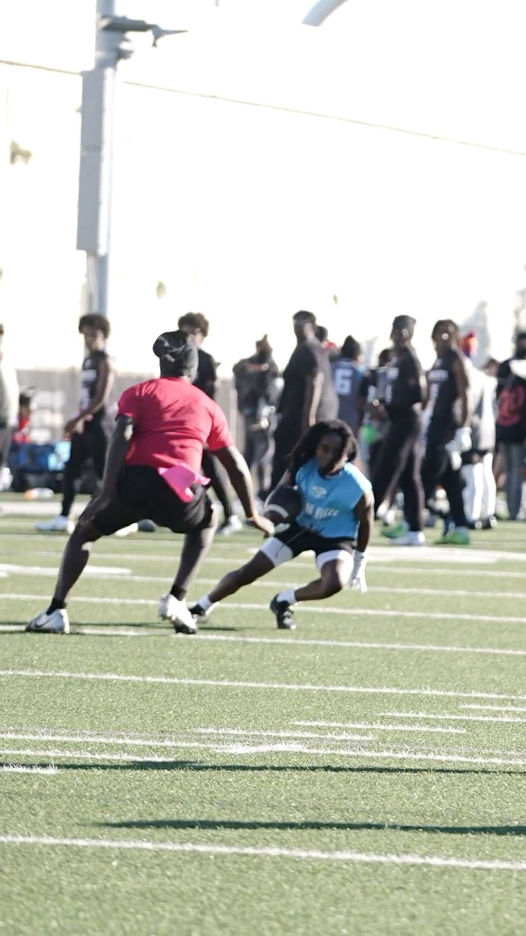 Middle Schooler Playing Against High School Kids ? #Blaze #football