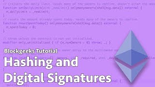 What is Hashing & Digital Signature in The Blockchain?