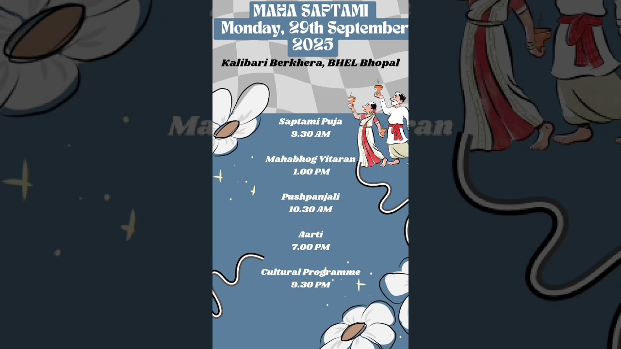 Saptami Pujo Schedule