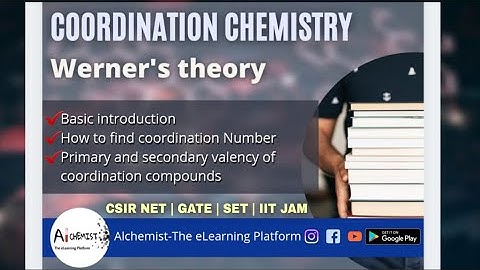 Coordination chemistry|Werner