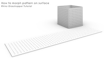 How to morph patterns on surfaces in Rhino Grasshopper