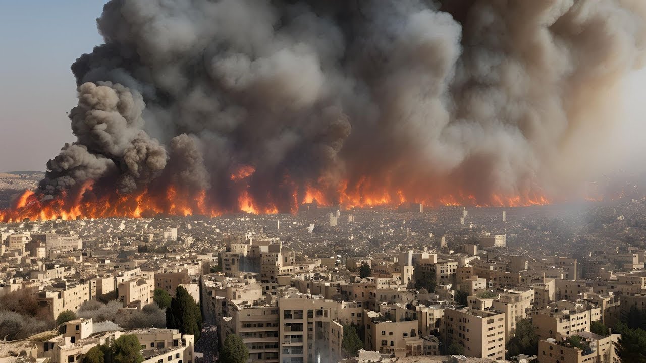 Jerusalem in Flames! People Scream and Flee as Israel Faces Its Worst Wildfires Ever!