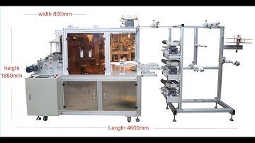 Elastic earloop mask machine