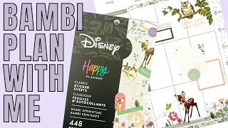 Bambi Springtime Plan With Me | New Happy Planner Sticker Book | Classic Happy Planner