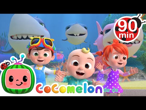 Baby Shark Wheels On The Bus x More Popular Cocomelon Kids Songs | Animals Cartoons For Kids