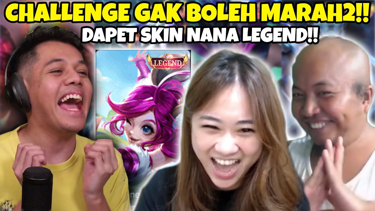 1 Game PASCOL Di LARANG MARAH Ke LUAN2!! Kalo BERHASIL Dapat Skin NANA LEGEND!! - Mobile Legends