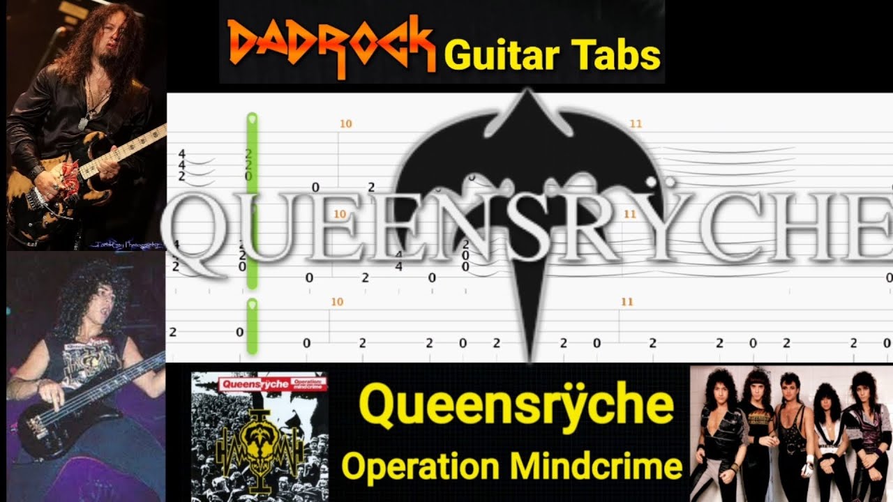 Operation Mindcrime - Queensryche - Guitar + Bass TABS Lesson