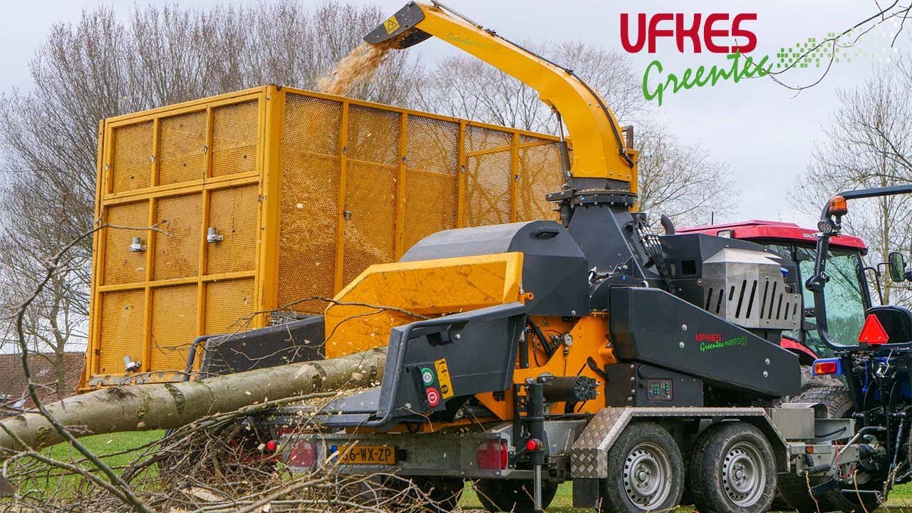 Ufkes Greentec Jaguar 40/80 3,5t snelverkeer | fast traffic | Fahrwerk | woodchipper