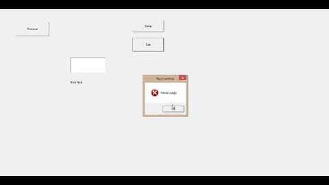 Ciclo While( Visual Basic)