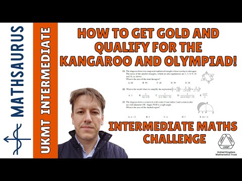 How to get gold in the Intermediate Maths Challenge (UKMT) and qualify for the Kangaroo and Olympiad