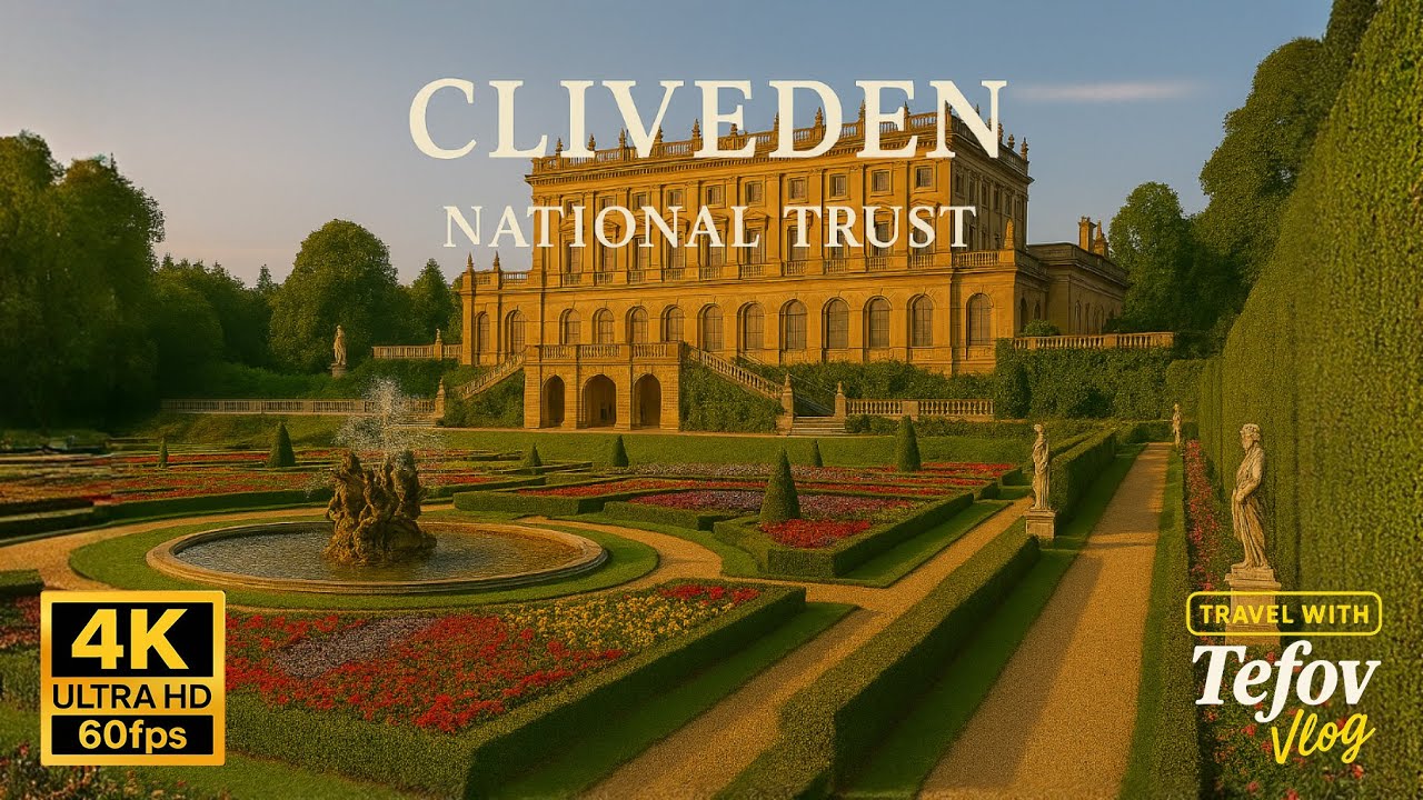 Cliveden National Trust | Historic Estate & Gardens | Taplow, Maidenhead, England | 4K