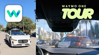 Driverless Car Encounters Police & Pedestrians | Waymo Ride Along #19