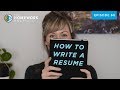 How to write a resume  the homework help show ep 60