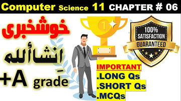 Computer Science 11th important questions chapter 6 | 1st year computer science Guess by MHB ACADEMY