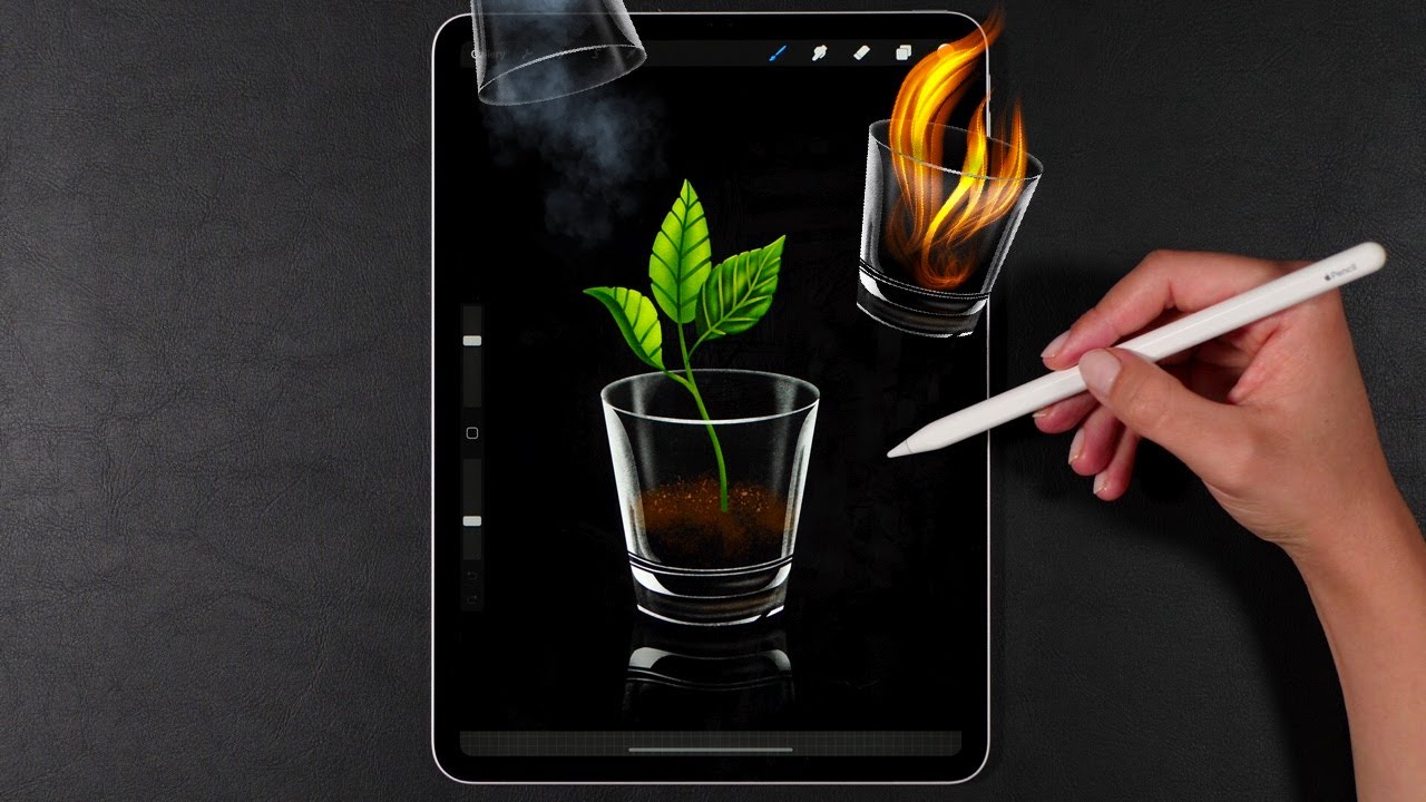 Smart Drawing: Make 5 Beautiful Procreate Illustrations With Just One Glass
