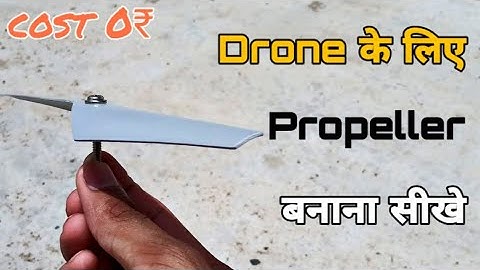 How To Make Propeller At Home | Drone propeller With PVC pipe | By - CreativeShivaji