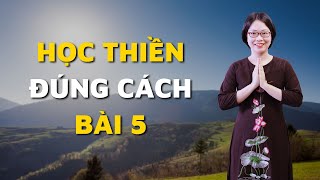 Đừng Chấp Vào Thiền - Học Thiền Đúng Cách Cùng Hiên Dương Bài 5